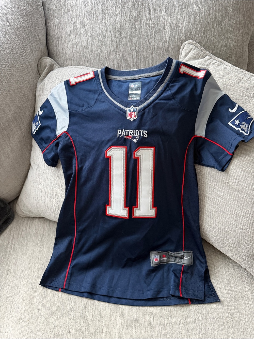 Edelman women’s patriots jersey